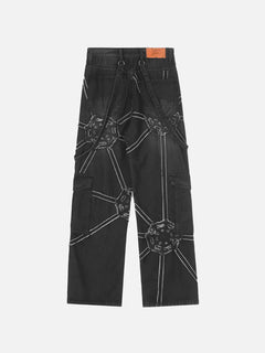 Spider Denim Pants Fitness for Life