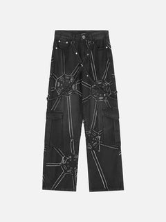 Spider Denim Pants Fitness for Life